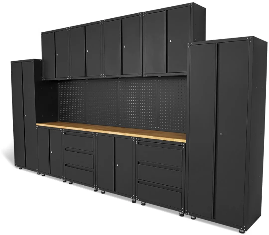 HBM Modulair Premium Werkplaatssysteem 16-delig - Mat zwart - afbeelding 6 van 6