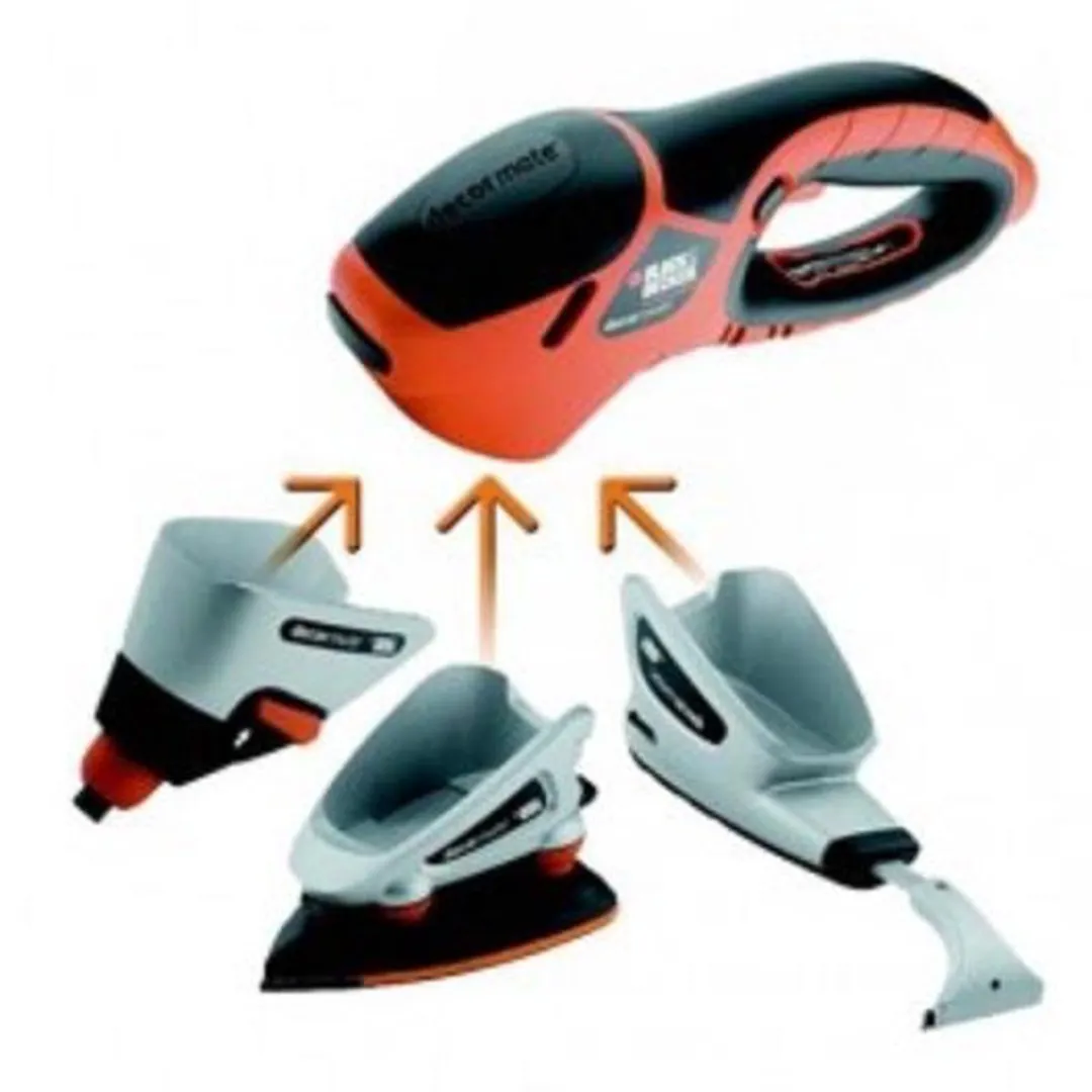 BLACK+DECKER MT3000K Decor Mate Multitool - 12 Accessoires