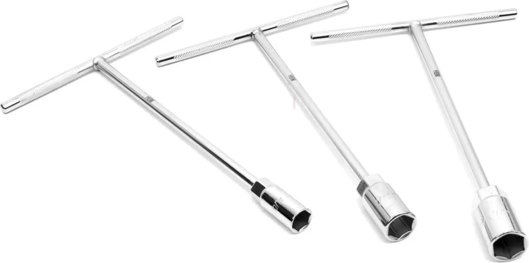 HBM Extra Lange T-Sleutelset 3-delig 14/17/19mm