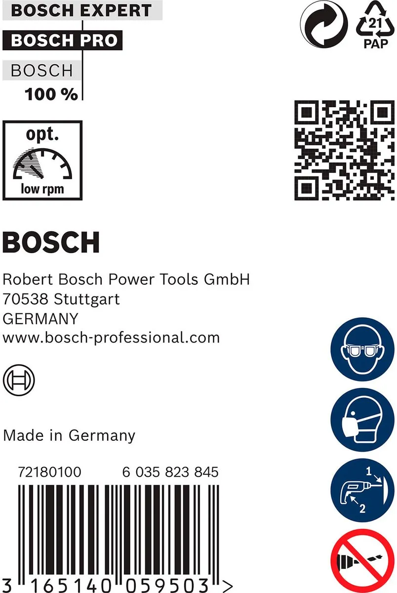Bosch Professional Bekistingsboor 12x600mm - 1 Stuk - afbeelding 2 van 6