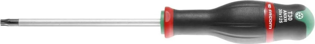 FACOM Protwist Resistorx ATXR15X75 Schroevendraaier 15x75 - Grijs/ Groen/ Rood/ Zilver