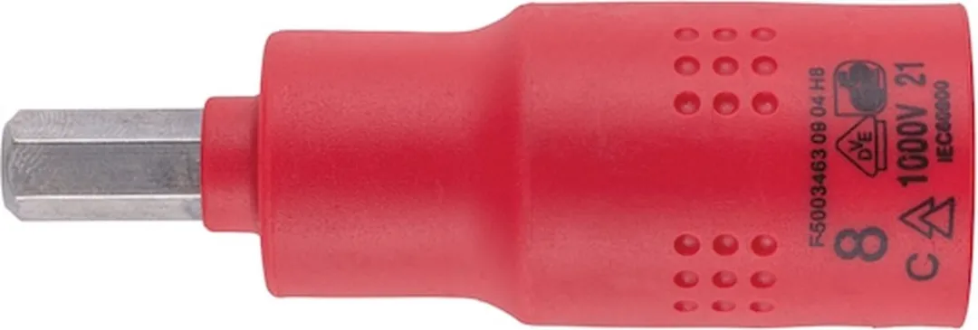 Würth VDE Geïsoleerde Dopsleutel 1/2" 8mm