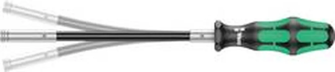 Wera 393 S 05028161001 Bits-handhouder - Flexibele schacht - Groen/Zwart