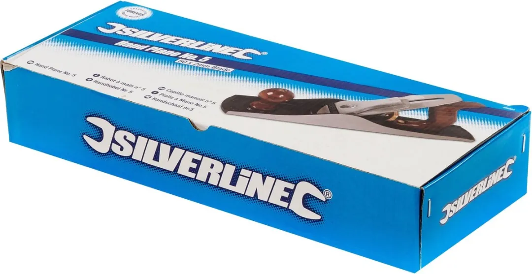 Silverline Handschaaf 50mm Gietijzer - Palissander Handvaten