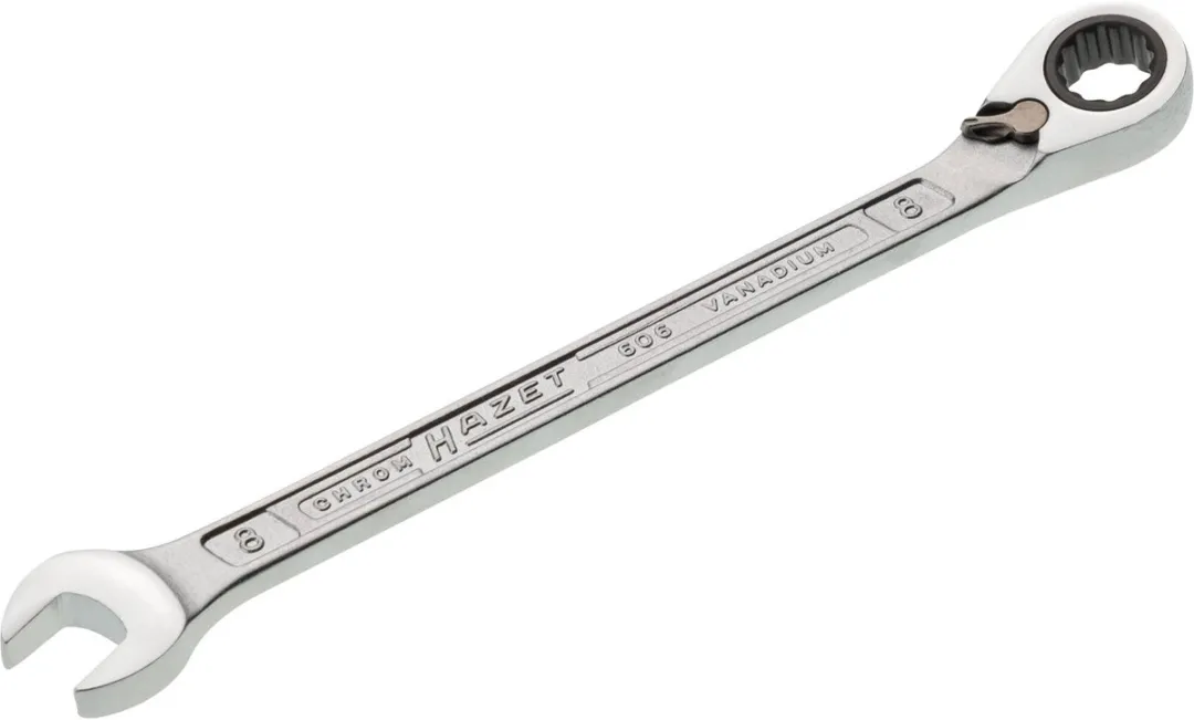 Hazet Steek-/ringratelsleutel 8mm - Zilver