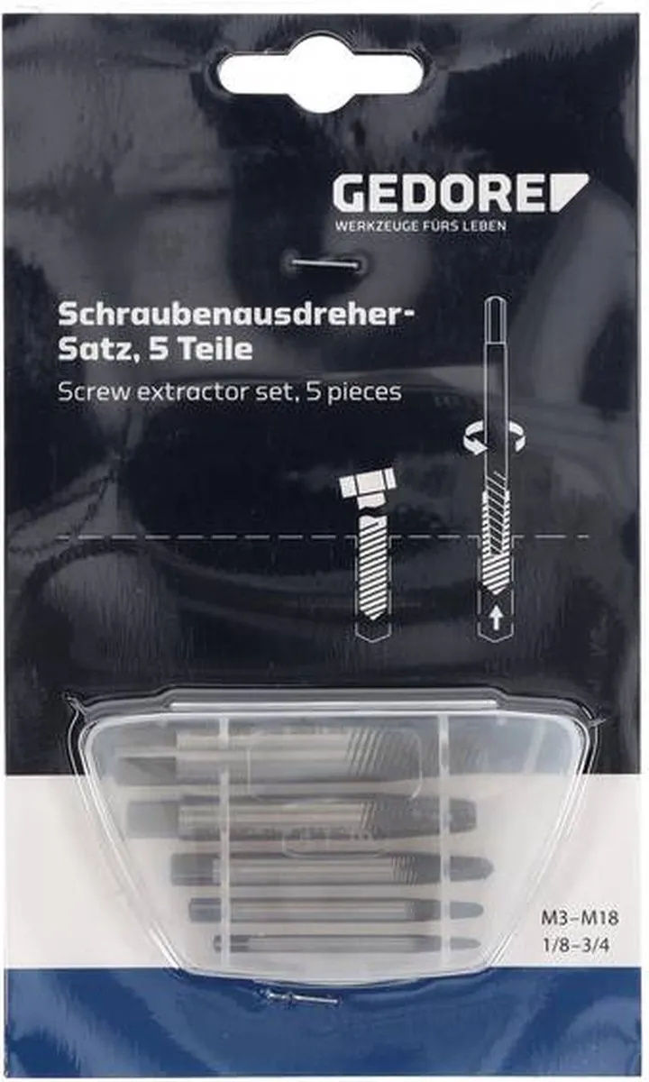 Gedore 265936 Schroefuitdraaierset