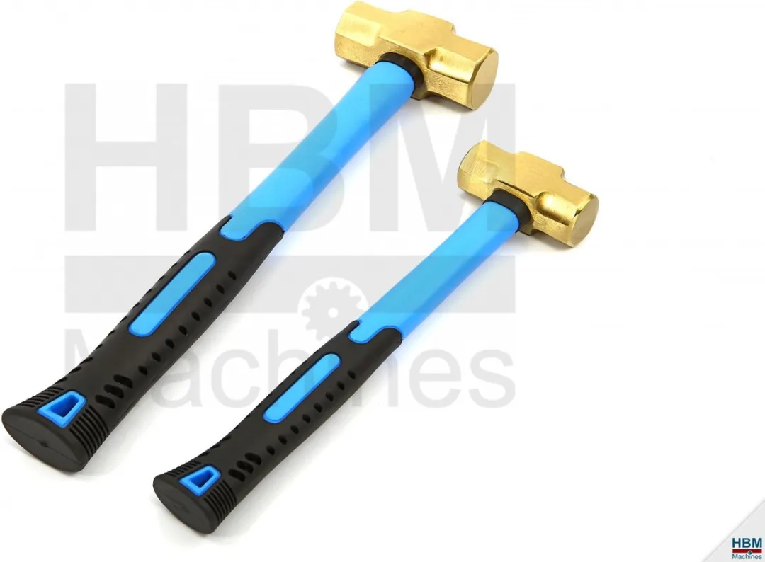 HBM 500g Messing Hamer - Fiberglas Steel