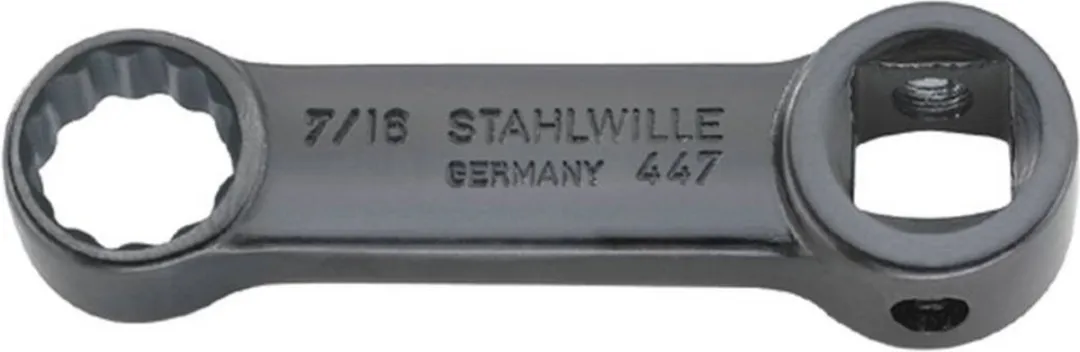 Stahlwille 447A 7/16" Adapter Dubbelzeskant