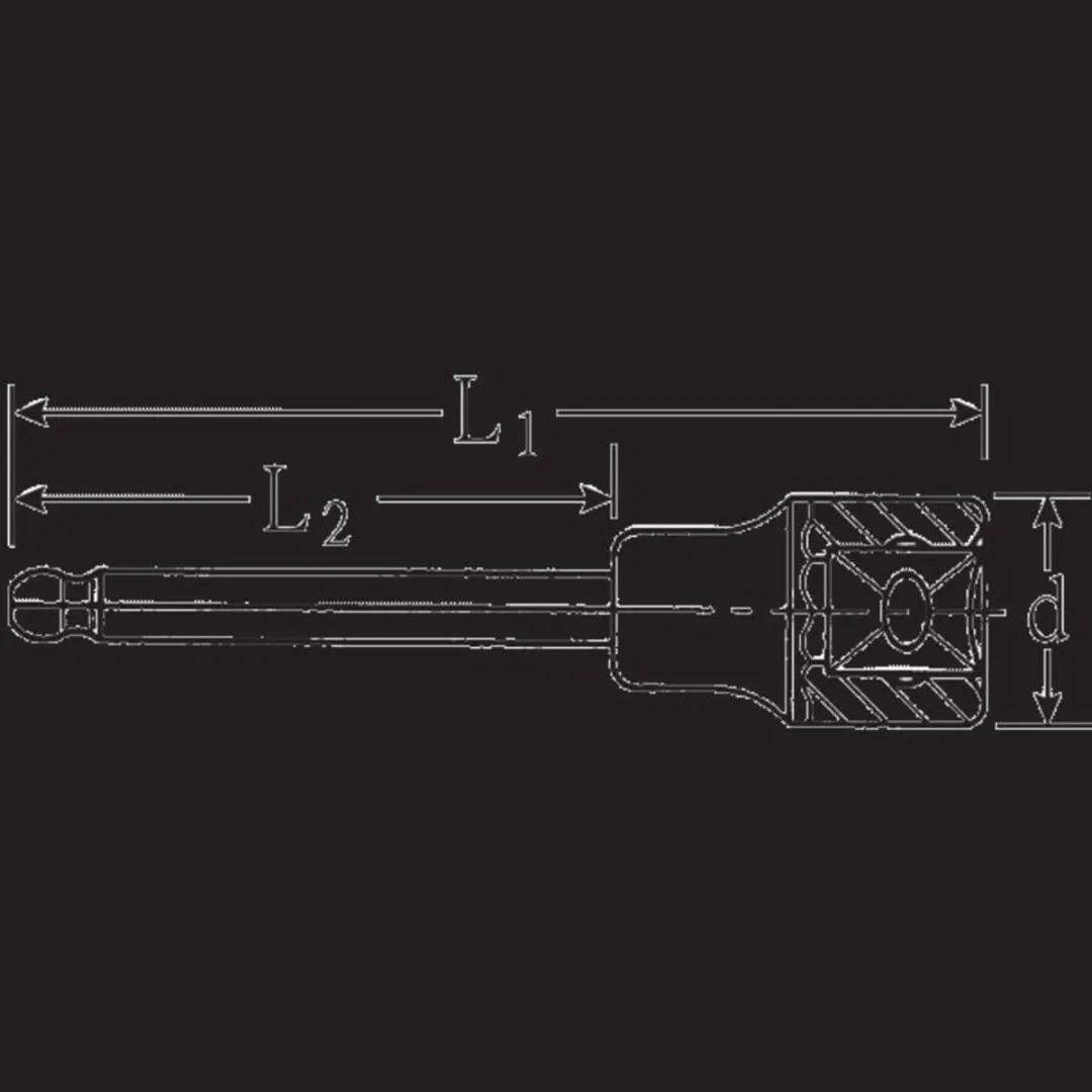 Stahlwille 54 KK 6 03280006 Schroevendraaierdop 6mm - 1/2