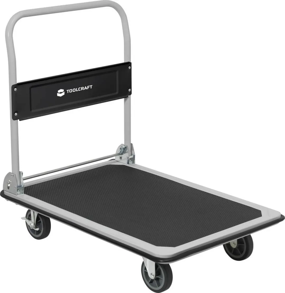 TOOLCRAFT Handwagen inklapbaar 150kg - Zwart
