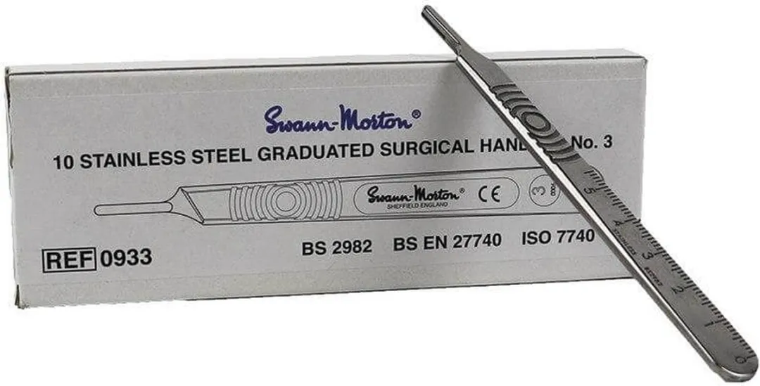 Swann Morton Scalpelheft REF 0933 - RVS