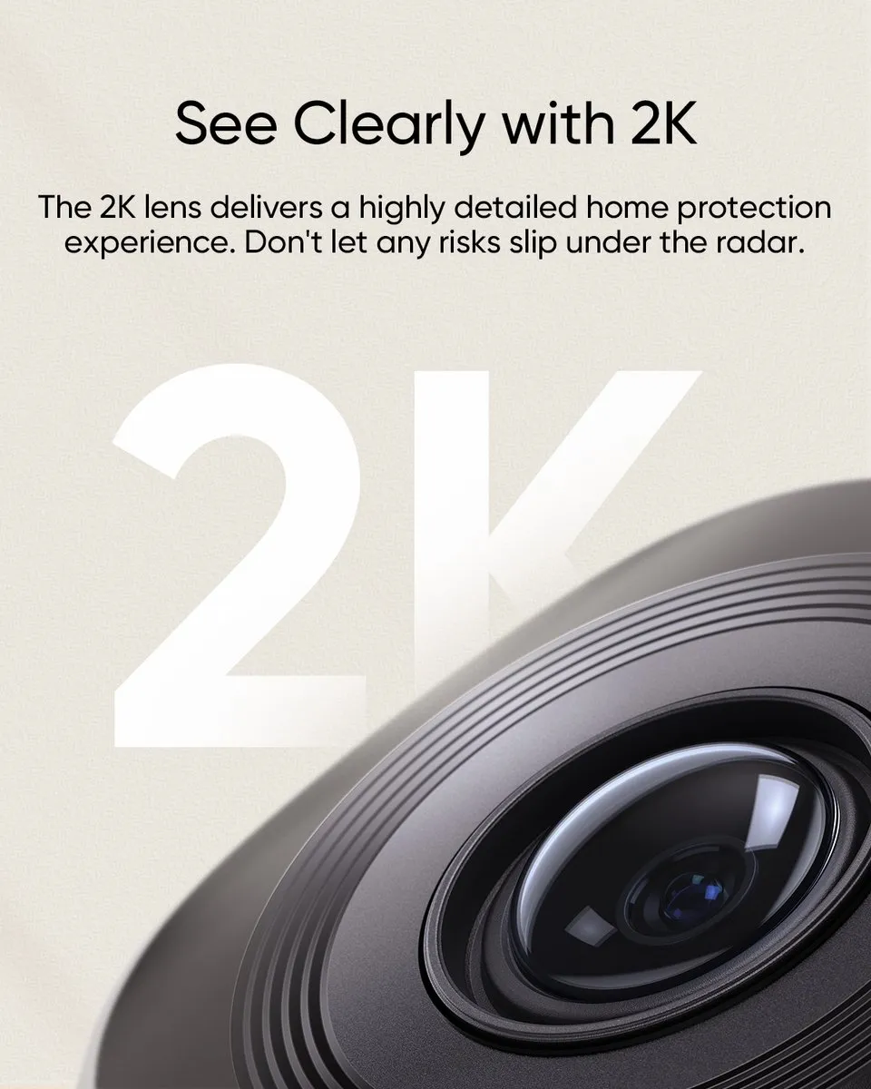 Eufy Security Indoor Cam C220 - 2K PTZ Beveiligingscamera