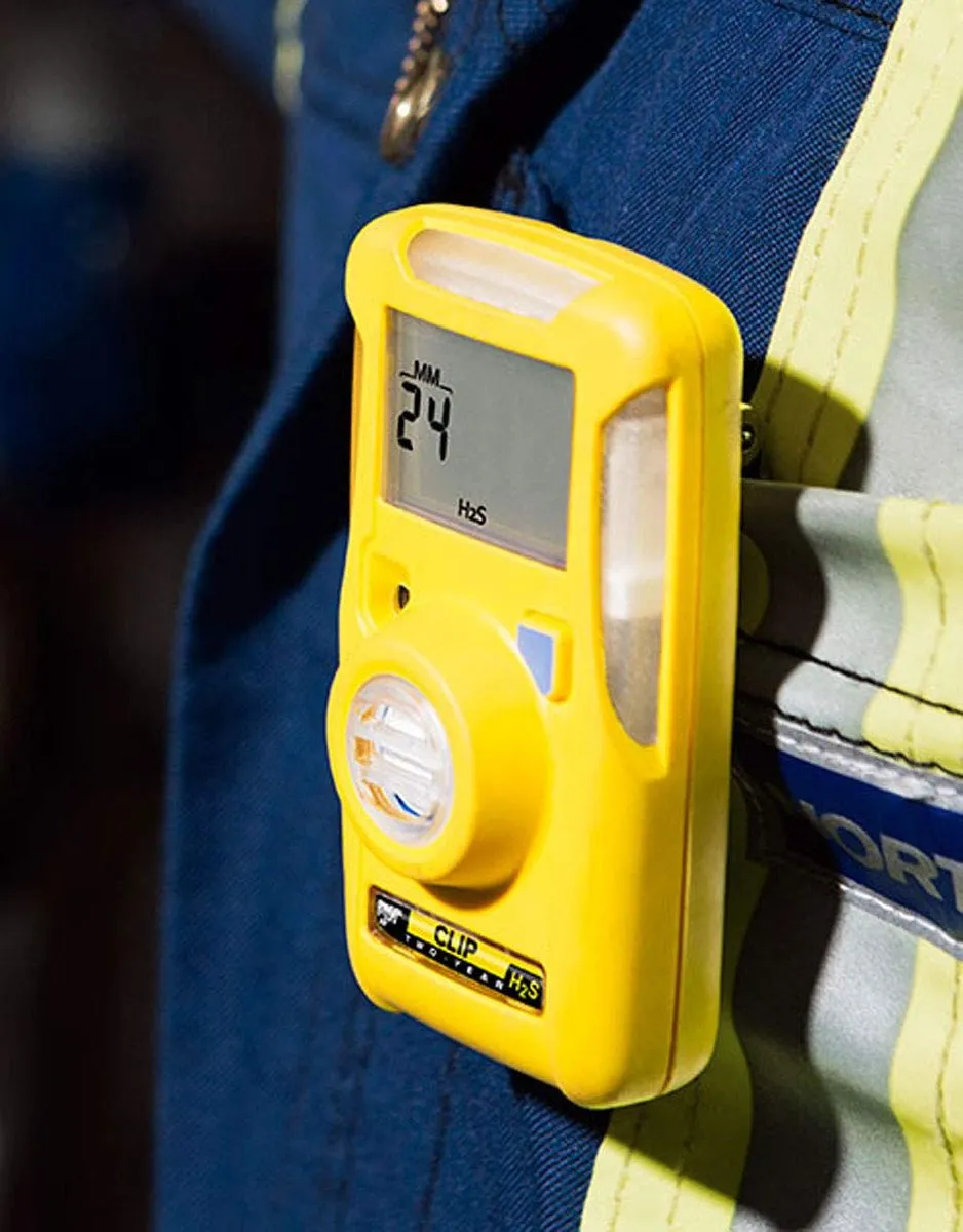 Honeywell BW Clip Gasdetector H2S - 10 & 15 ppm - Geel