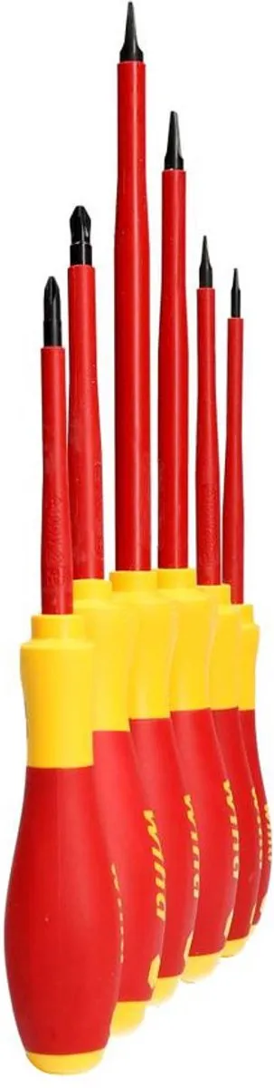Wiha 320NK6 Schroevendraaierset - 6 Stuks - PH 1/PH 2/SL 3-6.5