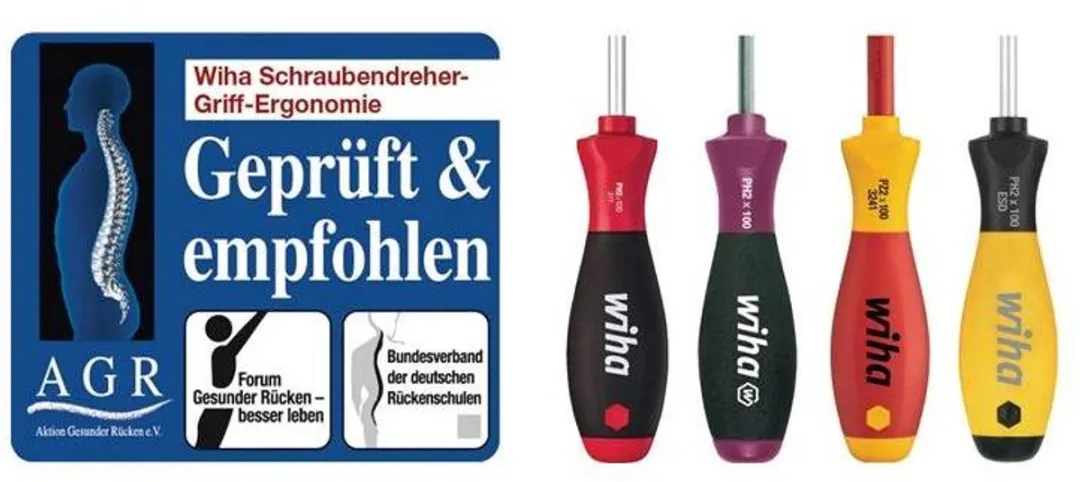 Wiha 320NK6 Schroevendraaierset - 6 Stuks - PH 1/PH 2/SL 3-6.5