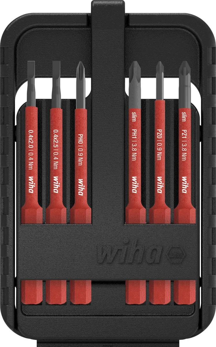 Wiha SB2831B903 VDE slimBit Set 6-delig - PH/PZ/SL