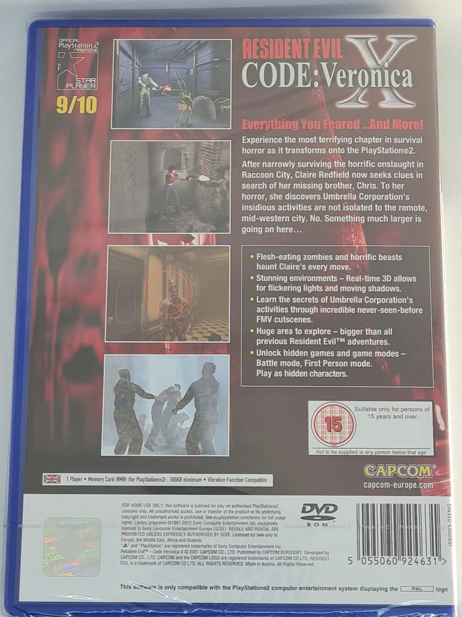 Capcom Resident Evil Code Veronica
