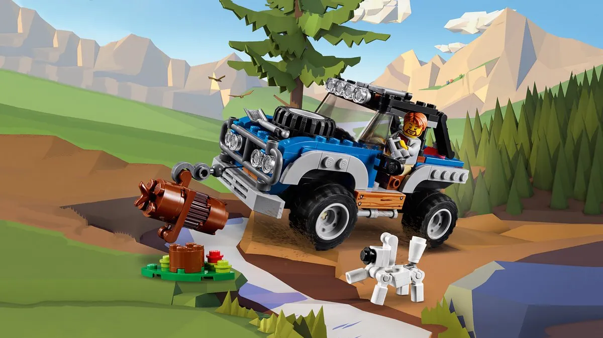 LEGO Creator 31075 Avonturen in de Wildernis - 225 Stukken - Geel