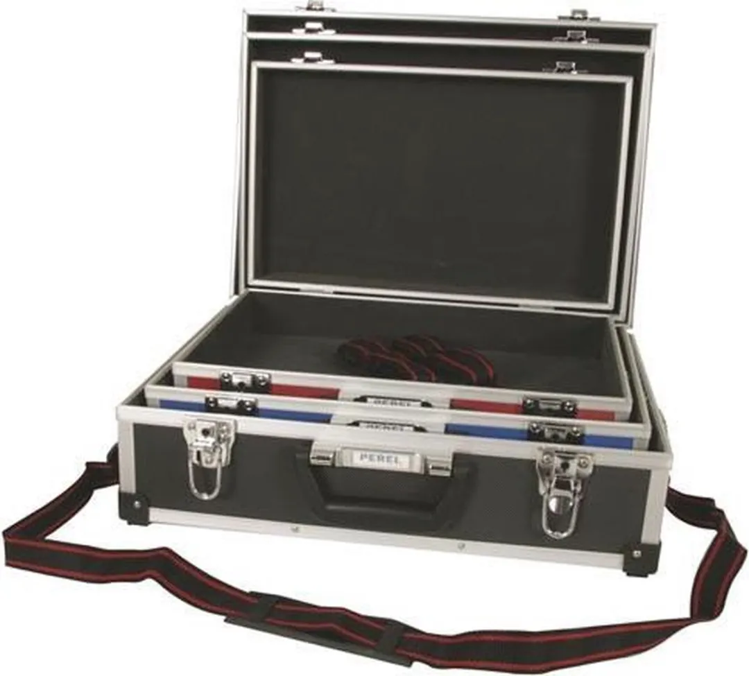 Perel Set 3 Aluminium Opbergkoffers 1820-3