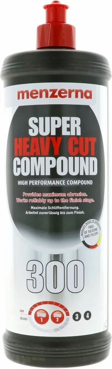 Menzerna Super Heavy Compound 300 1000ml - Meerkleurig