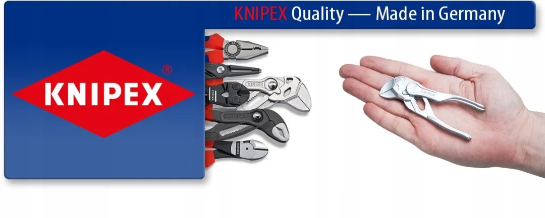 Knipex Krimptang 97 43 200 A - Verwisselbare Matrijzen - Blauw/Rood/Zwart