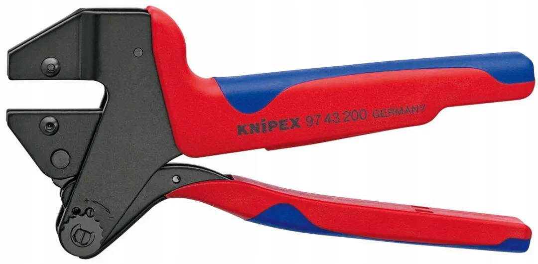 Knipex Krimptang 97 43 200 A - Verwisselbare Matrijzen - Blauw/Rood/Zwart
