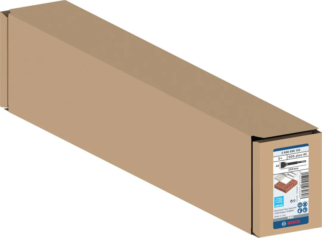Bosch Professional SDS-Plus Spadebeitel 40x250mm - 5 Stuks