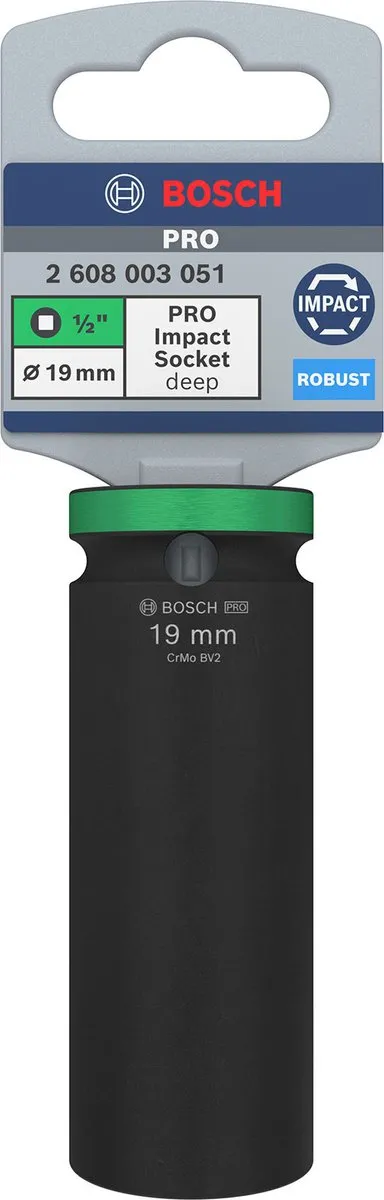 Bosch Professional PRO Slagmoerdoos 19mm - 1/2" - 1 Stuk