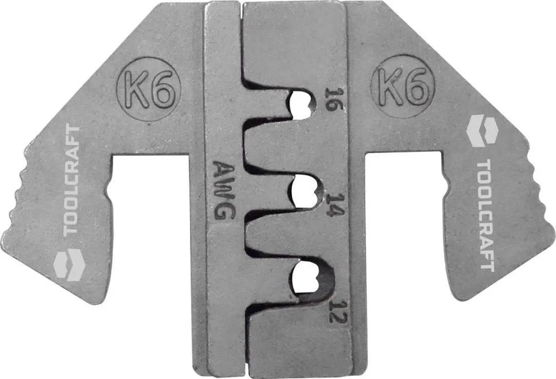 TOOLCRAFT PLE-0K6 Krimpinzetstuk Duits K6