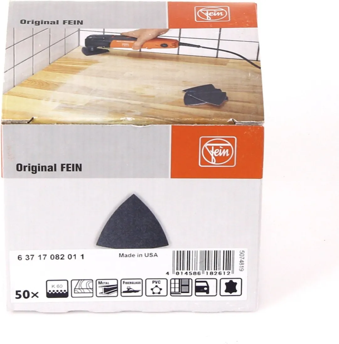 Fein Schuurpapier Driehoek Korrel 60 - 50 Stuks