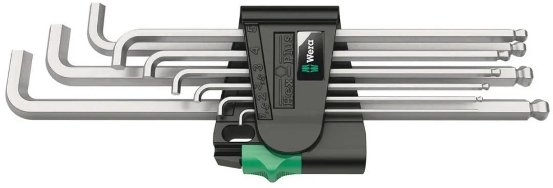 Wera 950 PKLS/9 SM Inbussleutelset - 9-delig