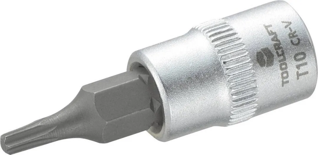 TOOLCRAFT T10 816080 T-profiel Dopsleutel-bitinzet