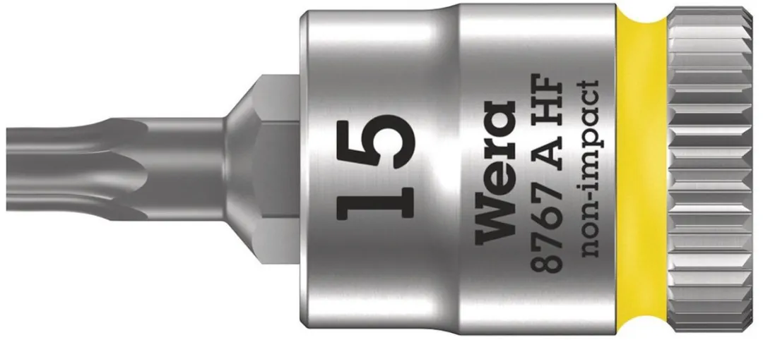 Wera 8770 A HF Zyklop Torx T15 28mm - 1/4"