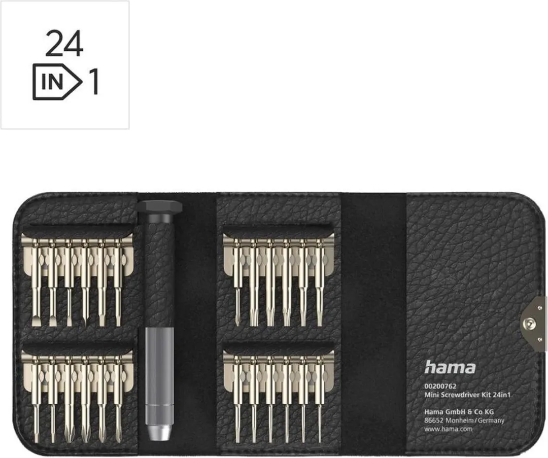 Hama 00200762 Computerschroeverdraaierset - 24 Stuks