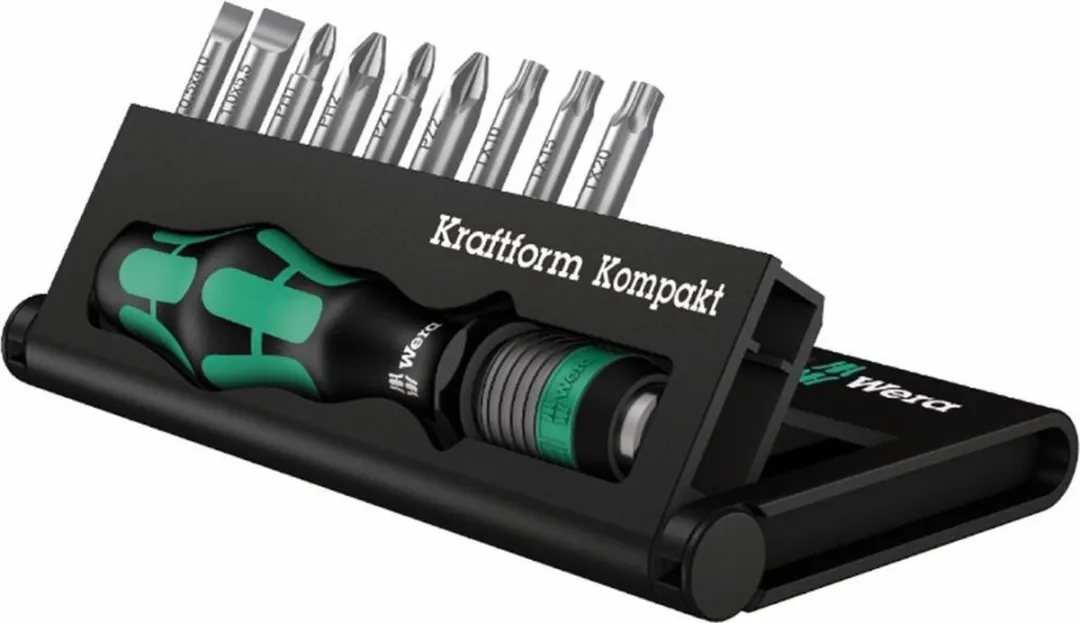 Wera Kraftform Kompakt 10 05056653001 Bit Set - 9 Stuks T