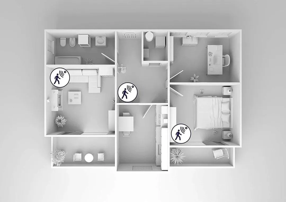 Yale Smart Living SR-PETPIR Bewegingssensor - Huisdiervriendelijk - Wit