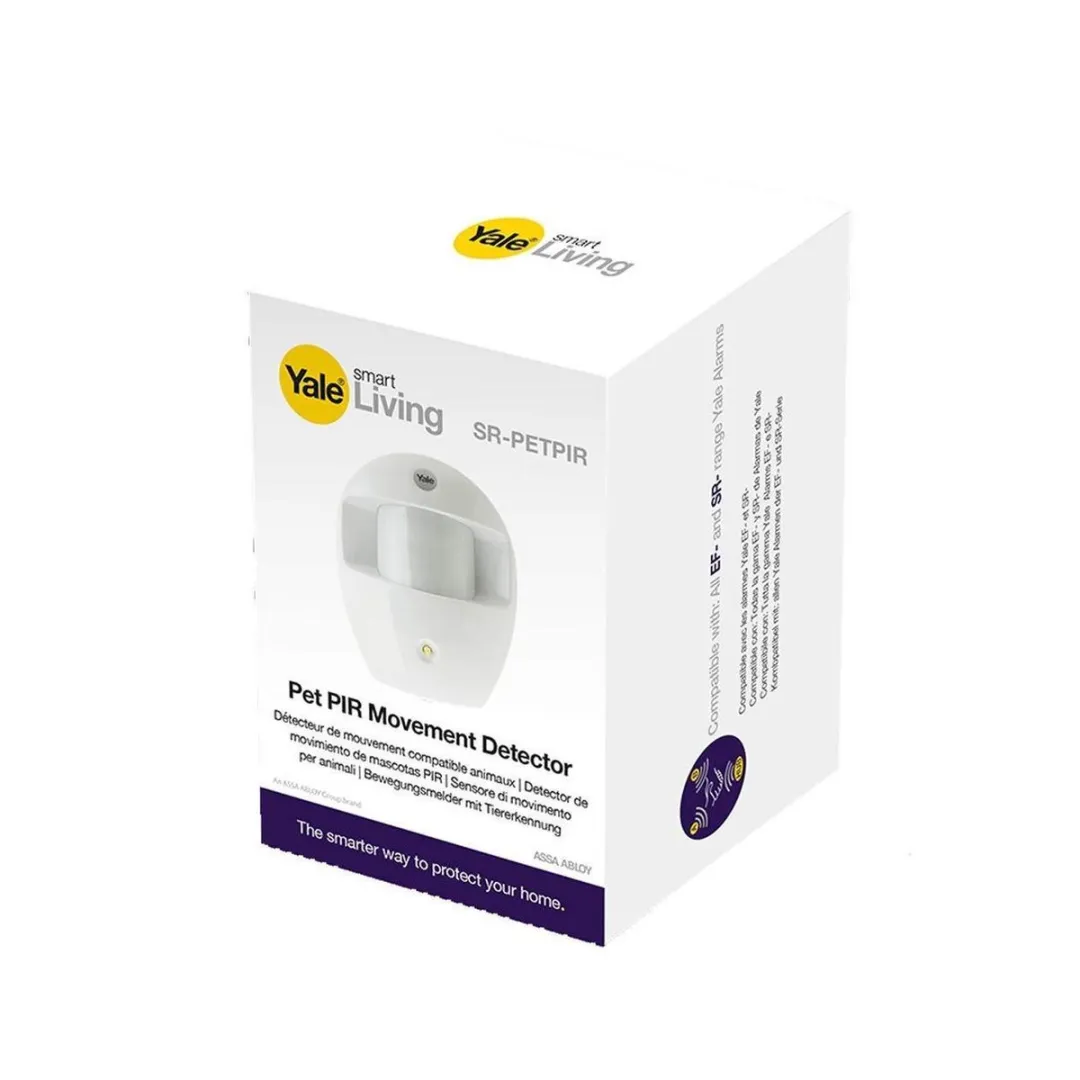 Yale Smart Living SR-PETPIR Bewegingssensor - Huisdiervriendelijk - Wit
