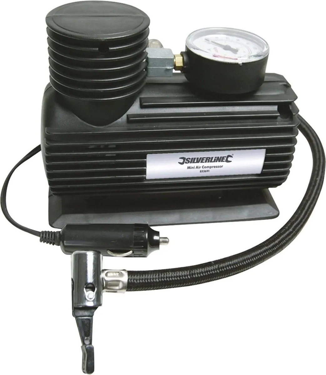 Silverline Mini Luchtcompressor 425689 - 12V DC