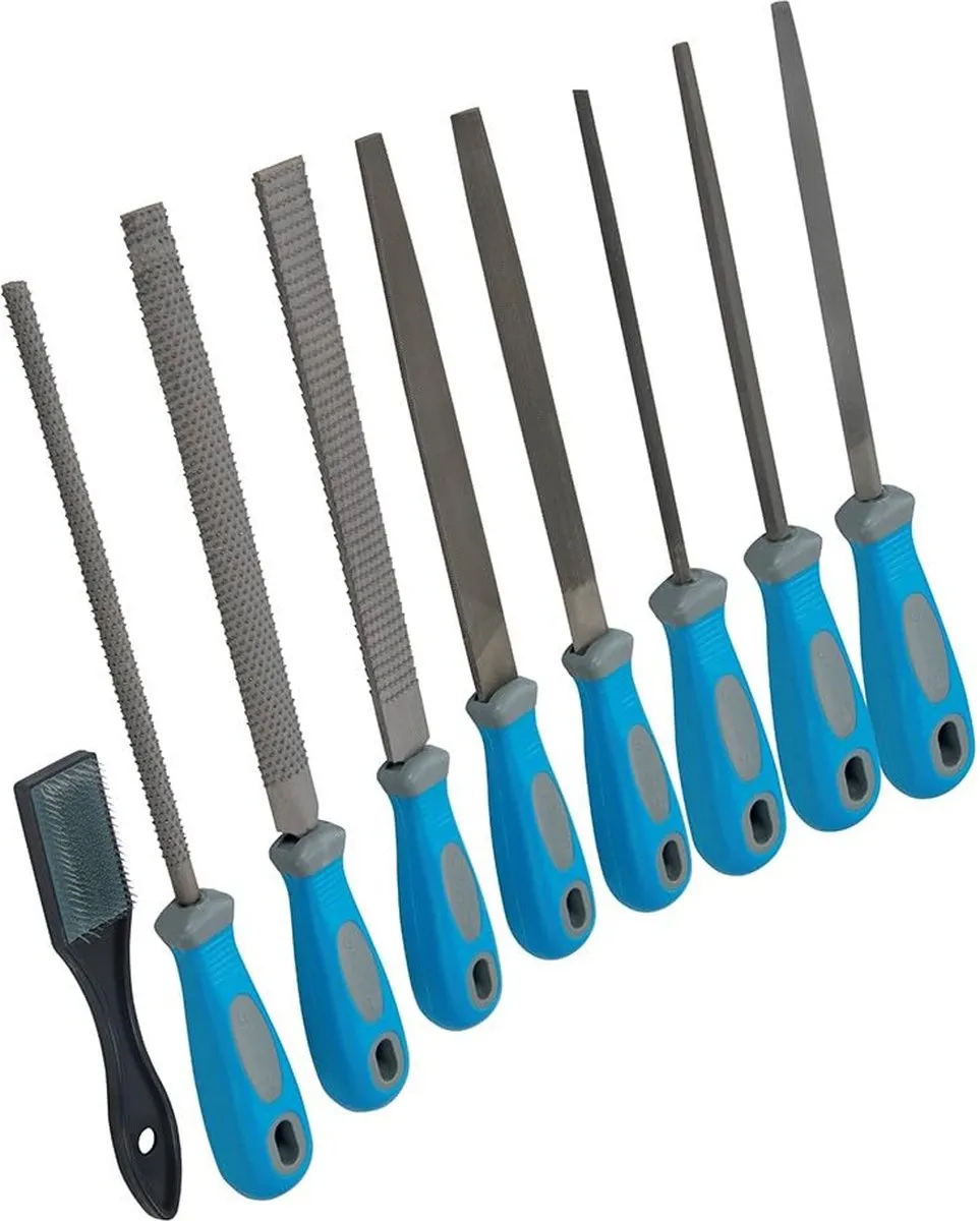 Silverline 9-delige Vijl en Rasp Set - afbeelding 6 van 6