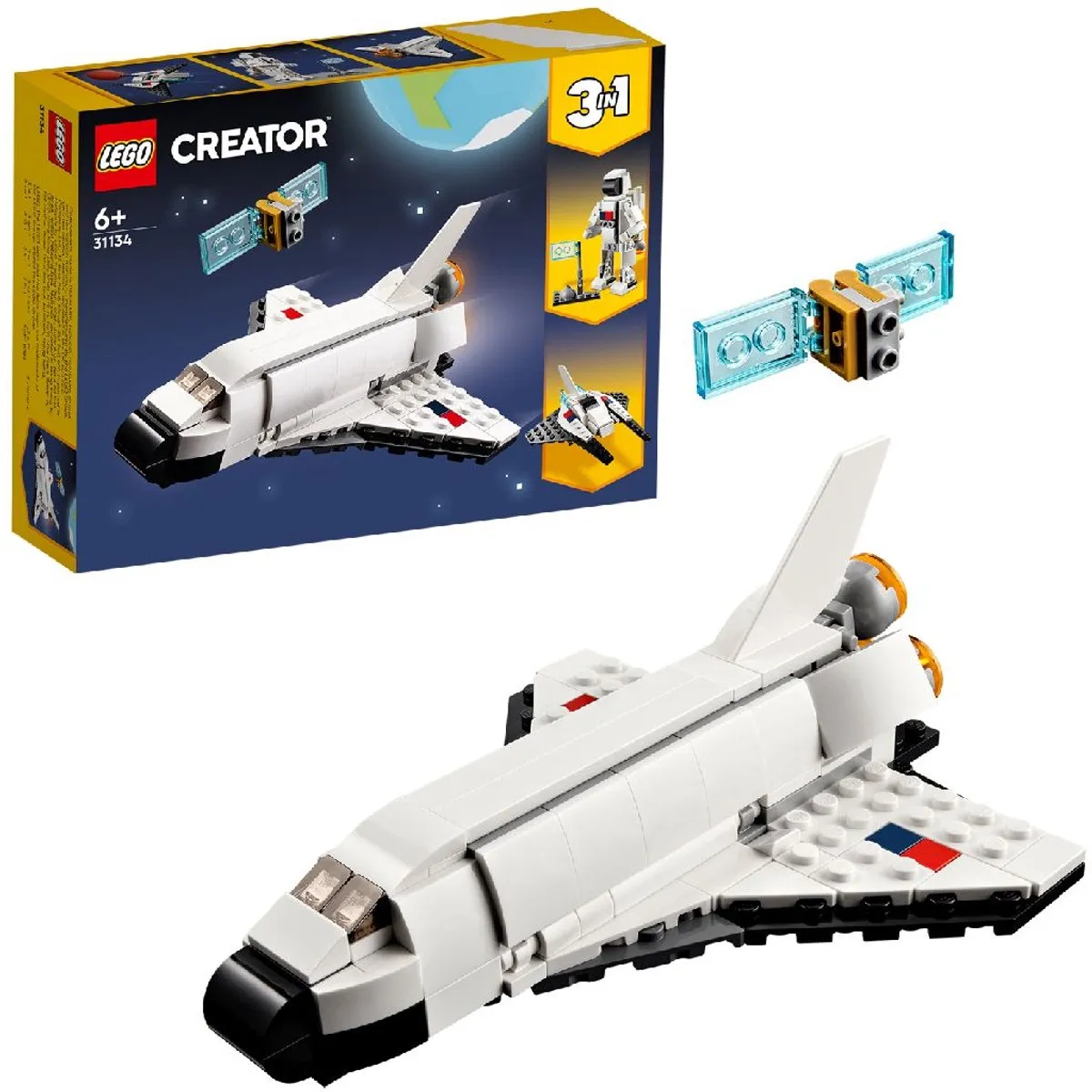 LEGO Creator 3in1 Space Shuttle 31134 - 144 Stukken