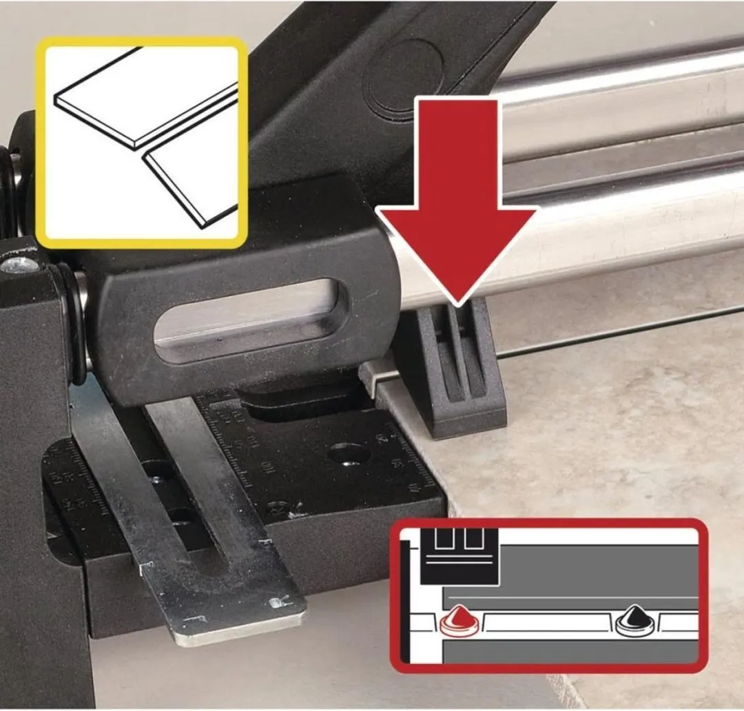 Wolfcraft Tegelsnijder TC 600 5558000 - 15cm - Zwart