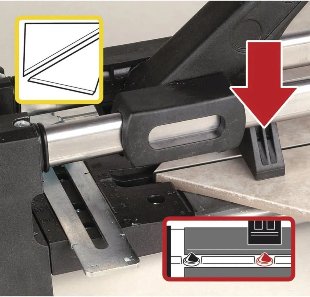 Wolfcraft Tegelsnijder TC 600 5558000 - 15cm - Zwart