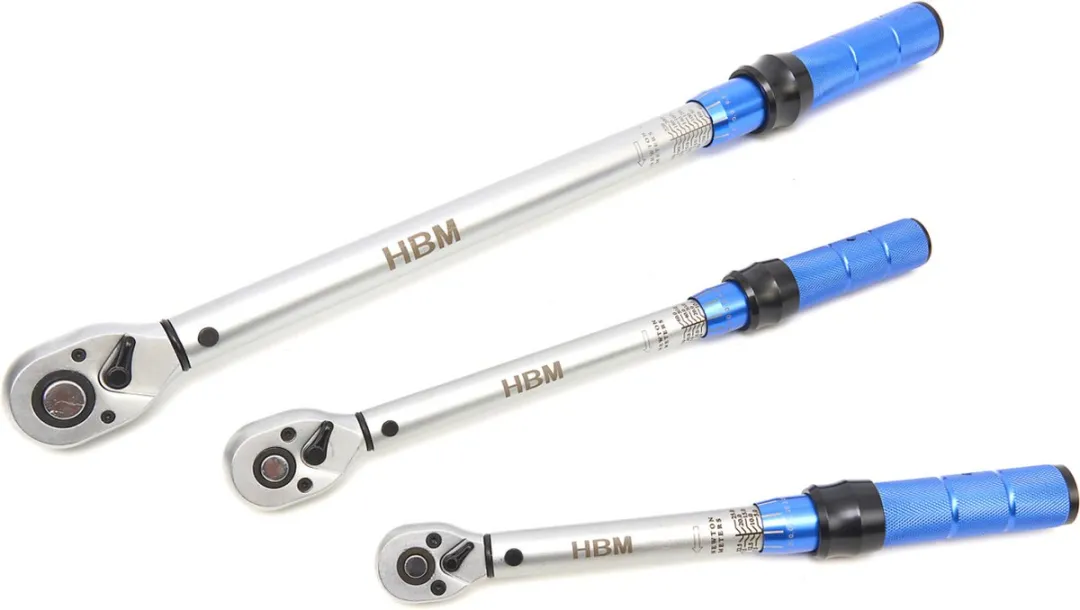 HBM Momentsleutelset 5-220Nm - 32-delig - Blauw