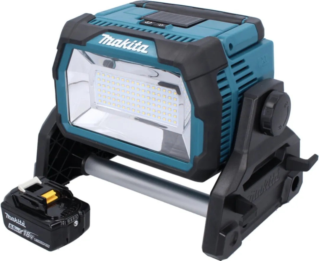 Makita DML 809 G1 LED Bouwspot 18V 10.000lm - 96W - 1x 6.0Ah Accu
