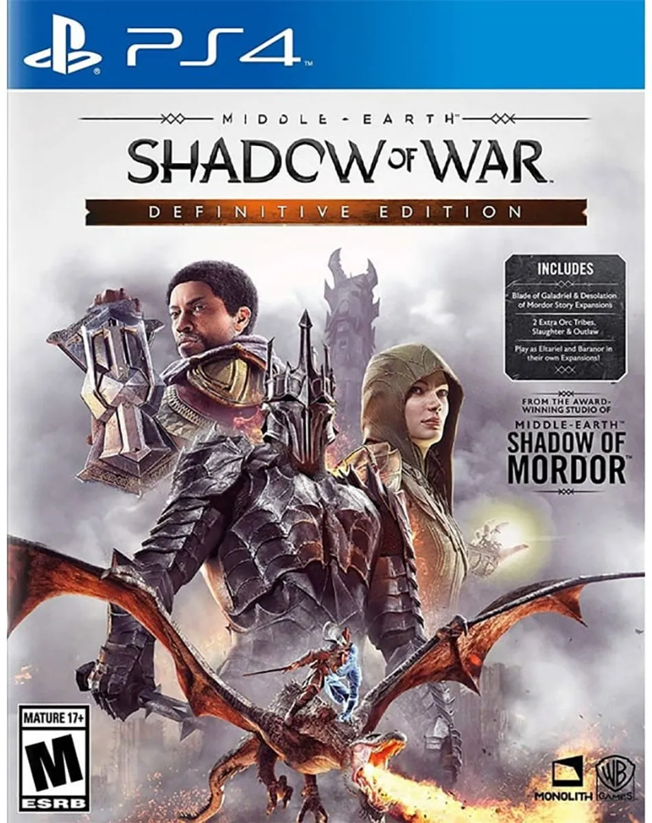 PlayStation Middle-earth: Shadow of War Definitive Edition