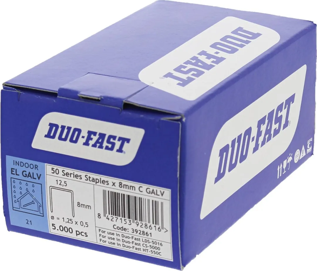 Paslode Duo-Fast 312269 C-punt Verzinkt 6mm - 5.000 Stuks