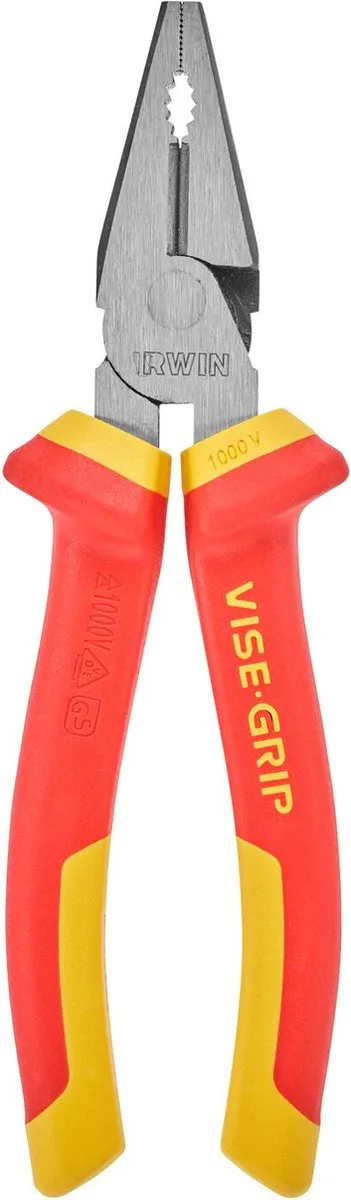 Irwin VDE-Combinatietang 200mm - Geel/Rood/Zilver