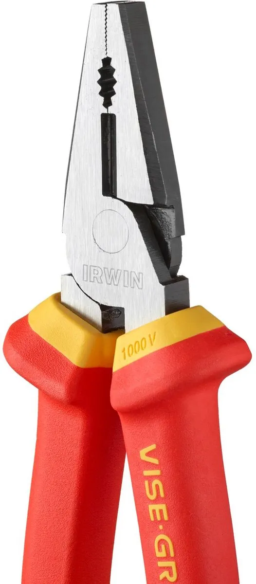 Irwin VDE-Combinatietang 200mm - Geel/Rood/Zilver