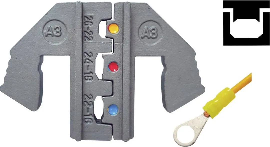 TOOLCRAFT PLE-0A3 Krimpinzetstuk 0.1-1.5mm² - Kleurloos
