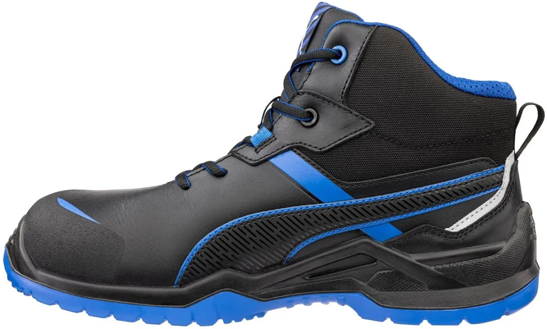 PUMA Krypton Blue Wide Mid S3S ESD Fo SR - Blauw 45